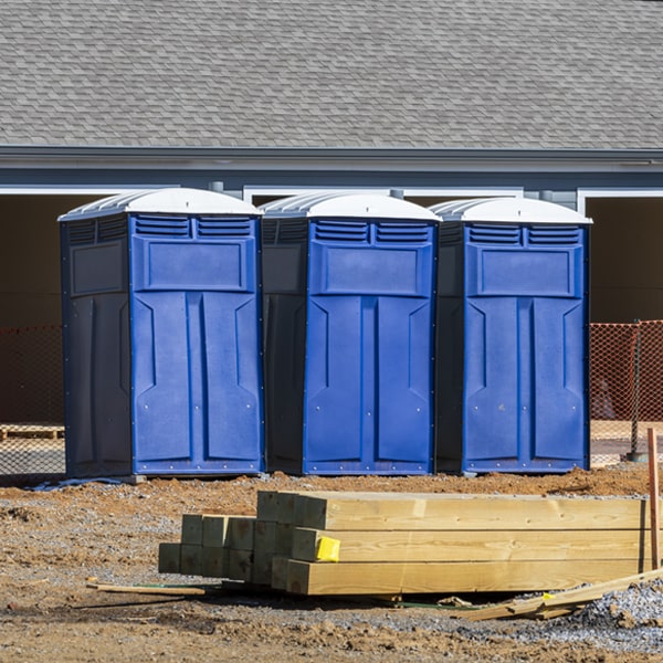 are there any restrictions on what items can be disposed of in the portable restrooms in Agua Dulce